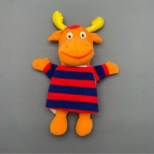 The Backyardigans MEET TYRONE Plush Toy Moose HAND PUPPET CLOTH BOOK NICK JR